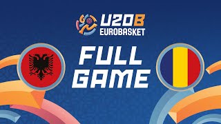 Class Games 915  Albania v Romania  Full Basketball Game  FIBA U20 Womens EuroBasket 2024 Div B [upl. by Aiceila]