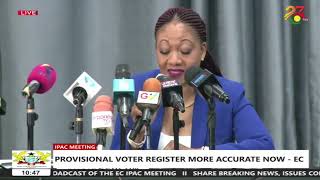 Electoral commission holds IPAC meeting [upl. by Chiaki425]