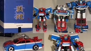 Ironfactory ex 63N iron samurai smokescreen review Transformers G1 amp generations comparison [upl. by Andros]