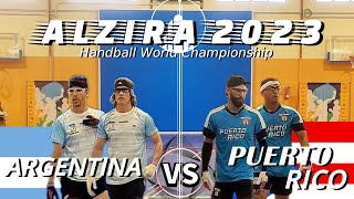 Argentina vs Puerto Rico  Round 3 WALLBALL WORLD CHAMPIONSHIP ALZIRA 2023 [upl. by Gabriello205]