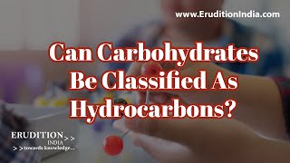 Can carbohydrates be classified as hydrocarbons A simple chemistry explanation Junior High Level [upl. by Crescen568]