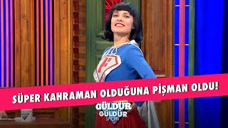 Süper Kahraman Olduğuna Pişman Oldu  Güldür Güldür Show [upl. by Eilahs]