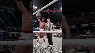 New NXT Champ Trick Williams celebrates with special guest referee CM Punk  WWE [upl. by Davine]