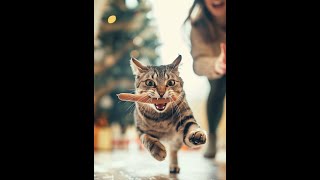 😺 Catch me if you can 🐈 Funny video with cats and kittens for a good mood 😸 [upl. by Acirederf555]