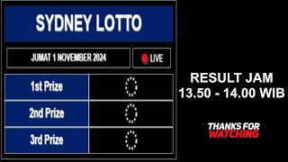 LIVE DRAW SDY HARI INI JUMAT 1 NOVEMBER 2024 [upl. by Hayarahs]