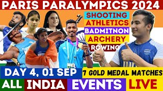 🔴Medal Match  Paris Paralympics 2024  Shooting Qualifications Badminton AvaniLekhara [upl. by Forkey]