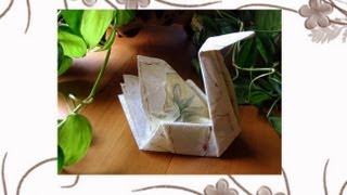 Origami ♥ Swan ♥  Napkin [upl. by Nerty421]