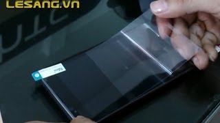 LÊ SANG Hướng dẫn cách dán màn hình điện thoại Iphone dễ nhất [upl. by Ellahcim]