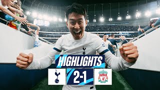 TOTTENHAM HOTSPUR 21 LIVERPOOL  PREMIER LEAGUE HIGHLIGHTS  INCREDIBLE LATE DRAMA AGAIN [upl. by Anek]