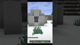 IGLOO IN MINECRAFT minecraft minecraft100days minecraftgameplay minecraftshorts minecraftvideos [upl. by Dita]