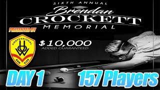 6th Annual BRENDAN CROCKETT MEMORIAL  10000 ADDED  DAY 1 Part 3 [upl. by Yrot713]