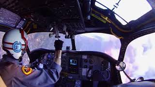 Cockpit View Firefighting Airplane Working A Wildfire [upl. by Acinorahs405]