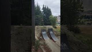 Testing the ramps at Lizzy woods in Wanaka  Commencal Absolut 24quot [upl. by Ennaerb293]