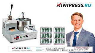 Halbautomatische Blisterverpackungsmaschine ITA011 Minipressru [upl. by Grubman]