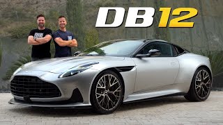 2024 Aston Martin DB12 Review  250000 Of Brutal Elegance [upl. by Aynuat512]