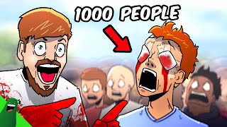 Mr Beast Blinds 1000 People [upl. by Anem669]