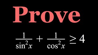 Proving a Quick Trigonometric Inequality [upl. by Onder]