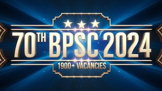 70 bpsc cdpo and cce post detail video 70th BPSC Notification 2024 [upl. by Odie]