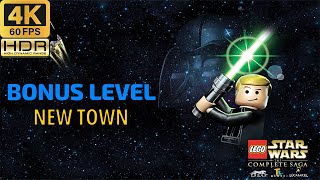 Lego Star Wars The Complete Saga Bonus Level New Town  4K60FPS  HDR [upl. by Alih]