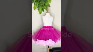 Tutu skirt for a baby girl …tutu babyfrockcuttingandstitching sewingtutorial diy skirttutorial [upl. by Nie]