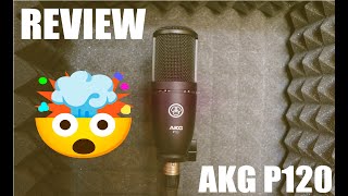 ✅🎤 AKG P120  REVIEW  TEST 🎤✅ [upl. by Kevan]