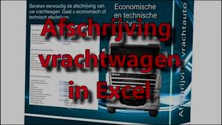 Afschrijving vrachtwagen in Excel [upl. by Atnohsal380]