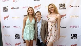 Brighton Sawyer Saxon Sharbino quotSage Alexander The Dark Realmquot Launch Red Carpet [upl. by Anema735]