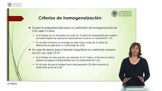 Homogeneización del valor de los inmuebles   UPV [upl. by Annirak657]