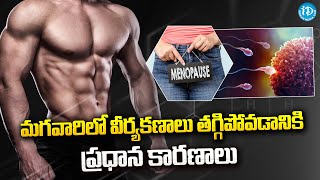 Testosterone Hormone Side Effect  మగవారిలో వీర్యకణాలు తగ్గిపోవడానికి ప్రధాన కారణాలు  Men Body [upl. by Katalin589]