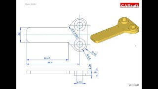 VariCAD 2018 Assemblies  Clamp  Holder [upl. by Thacher]