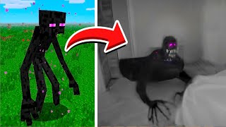 Mobs de Minecraft CAPTADOS EN LA VIDA REAL 😱 [upl. by Carly]