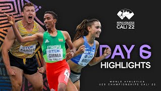 Day 6 Highlights  World Athletics U20 Championships Cali 2022 [upl. by Dutch]