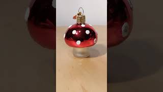 Old World Christmas Lucky Mushroom Ornament [upl. by Anahsak809]