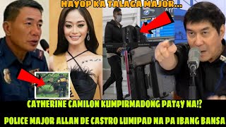 Catherine Camilon KUMPlRM4D0N6 PAT4Y NAPolice Maj Allan De Castro TUMAKAS NaLumipad pa ibng Bansa [upl. by Amora382]