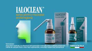 Ialoclean spray nazal  spray pentru mucoasa orofaringiana [upl. by Carita605]