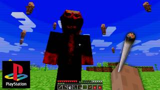 Cursed Ps1 Minecraft but Im High… [upl. by Lan]