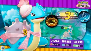 Lapras es un tanque peleador que necesita una manita  Pokémon Unite S20 [upl. by Inoy]