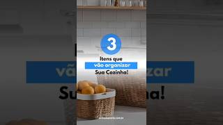 Itens Que Vão Organizar Sua Cozinha Achadinhos CasaOrganizada InspiraçãoCozinha achados [upl. by Caressa]