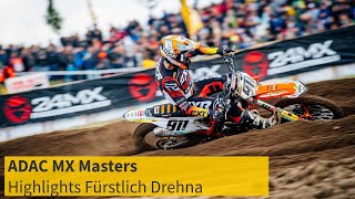 Titelentscheidung in Fürstlich Drehna  ADAC MX Masters Highlights  2022 [upl. by Gerrald]