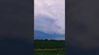 Big tornadic supercell in Nebraska shorts tornado Nebraska weather storm [upl. by Tammi]