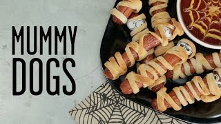 How To Make Halloween Mummy Dogs [upl. by Akerue]