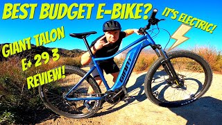 Best Budget E Mountain Bike Giant Talon E 29 3 Review [upl. by Chiang]