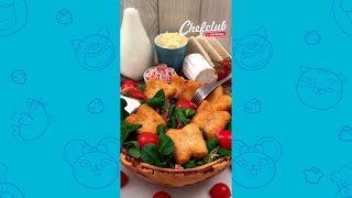 🥗🥰 Le croquemonsieur salade  Même le saladier est à croquer  SHORTS [upl. by Statis111]