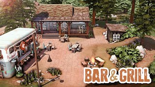 Moonwood Mill BUNKER BAR amp GRILL 🍖🍻 Rebuild Moonwood Mill  The Sims 4 Speed Build [upl. by Magnusson]