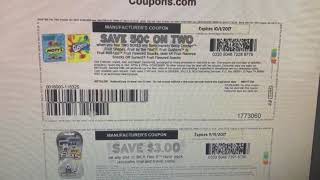 COUPONSCOM amp PRINTING DUPLICATE COUPONS 9217 [upl. by Phillipp]