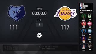 Grizzlies  Lakers  Game 4 Live Scoreboard  NBAPlayoffs Presented by Google Pixel [upl. by Alim476]