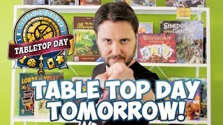 Wil Wheaton Says TableTop Day is Tomorrow [upl. by Tamqrah34]