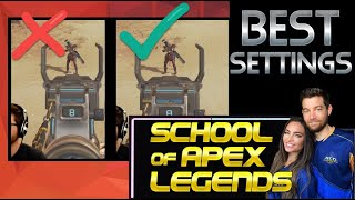 SEE AND HEAR ENEMIES BETTER ADVANCED SETTINGS Apex Legends [upl. by Abba]