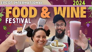 EPCOT  Food amp Wine Festival 2024  NEW Menu Items  Merch  Concert Line Up  PhotoPass Opps [upl. by Alien]