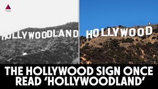 The Hollywood sign once read ‘Hollywoodland’  Shorts [upl. by Amek999]